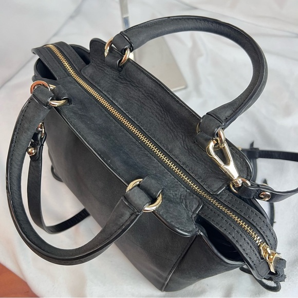 REBECCA MINKOFF Mini Avery Black SuedeTote EUC - Picture 15 of 15